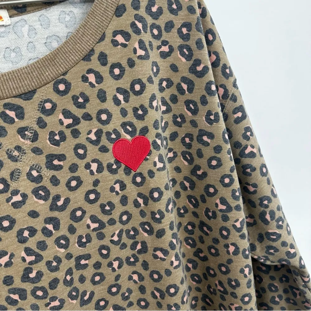 C&C California Leopard Print Sweatshirt Size 2XL Plus Size - Image 4