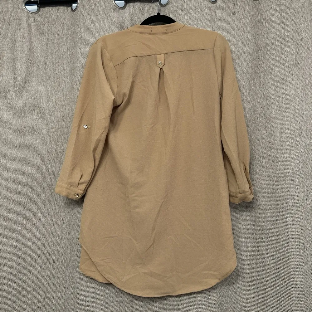 Y2K Papermoon Tan Blouse size M - Image 3
