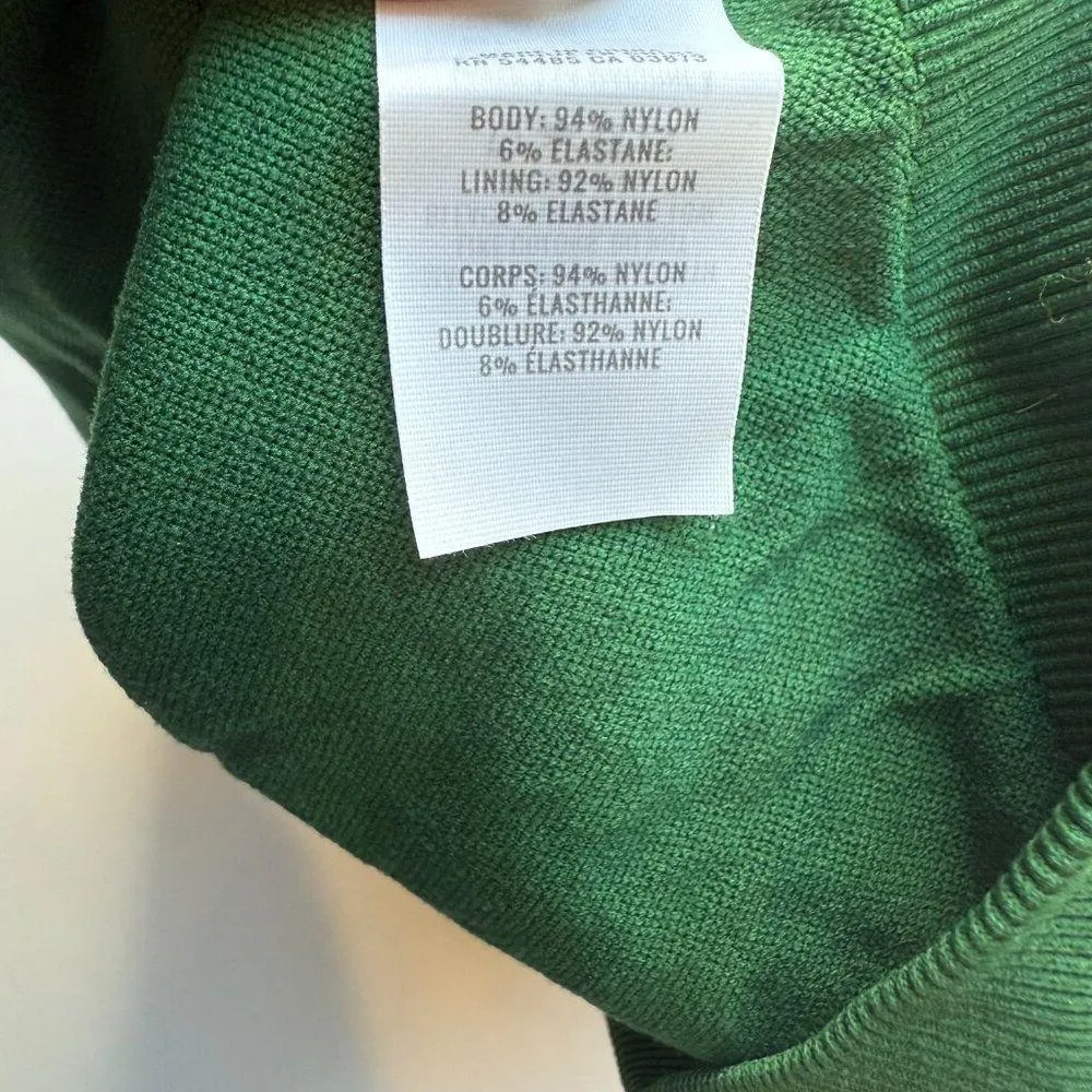 NWT  V-Neck Cutout Bralette Bra Pullover Green Size Small S NEW - Image 5