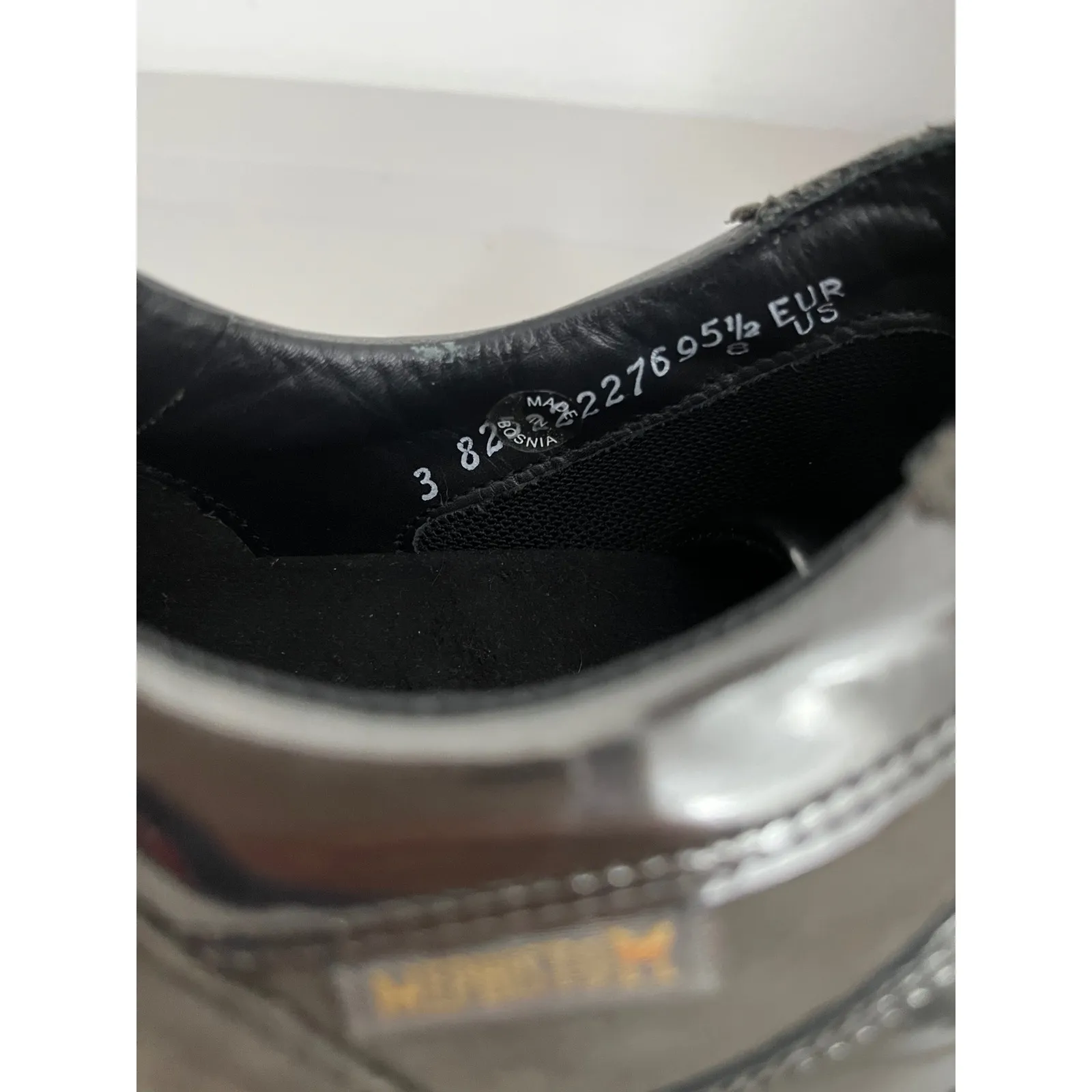 NEW Mephisto Rebeca Nubuck Runoff Air Jet System Leather Women Sneakers Size 8 Gray - Image 4