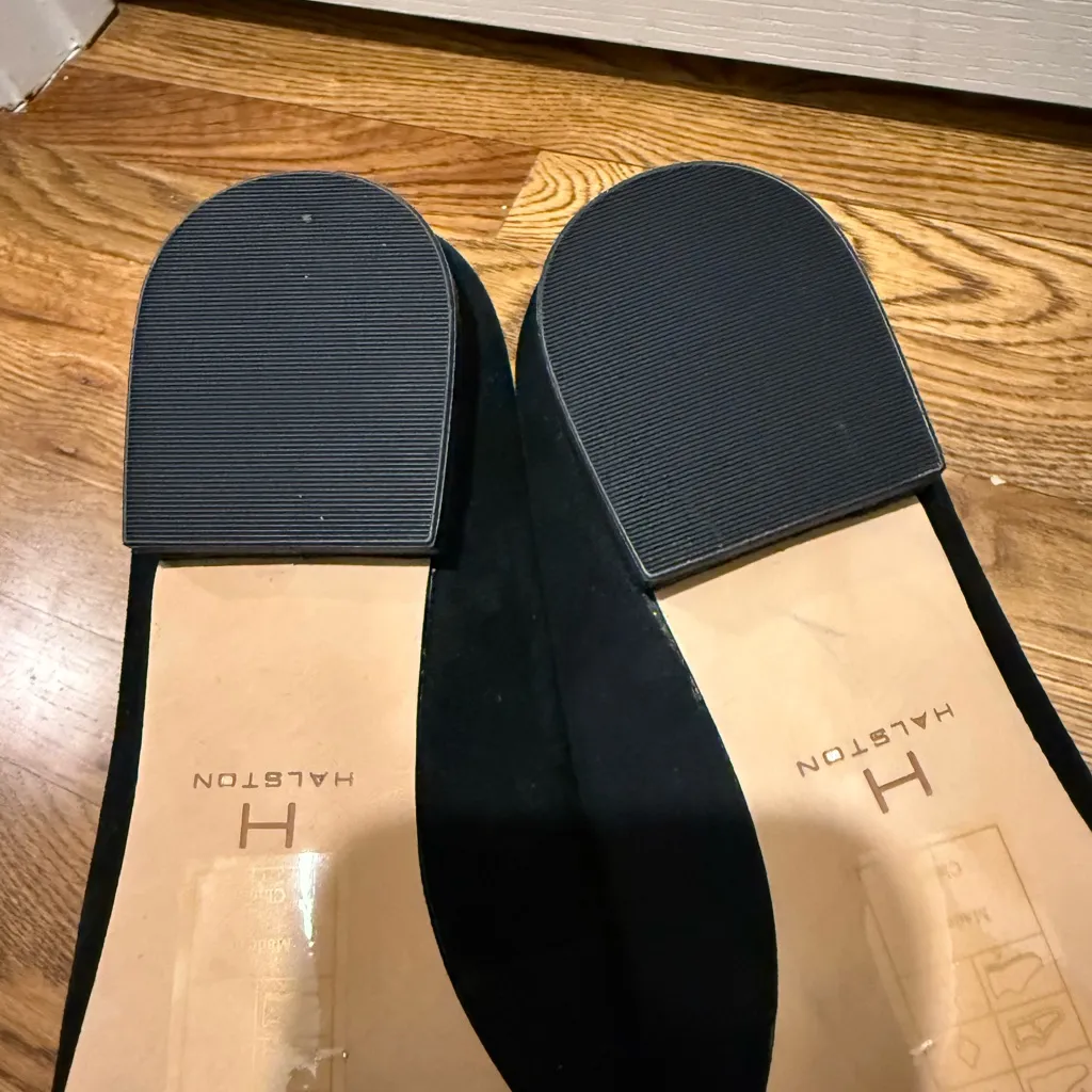 NWT H Halston Women's Flats Black Size 8.5 - Image 8