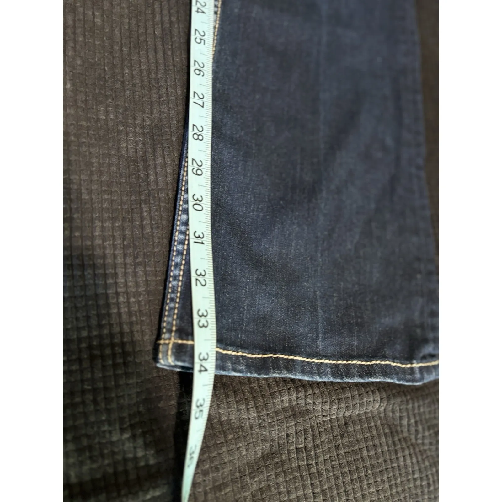 BKE Denim Payton Dark Bootcut Jeans Pockets Embroidered Size 30XL Low Rise - Image 7