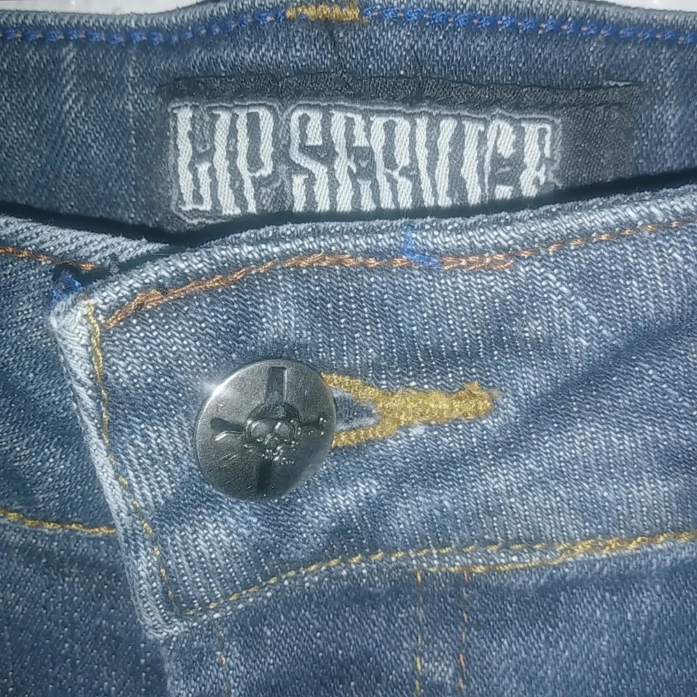 Lip Service 32x26 Rude Straight Ankle Jeans Blue Size 32 - Image 10