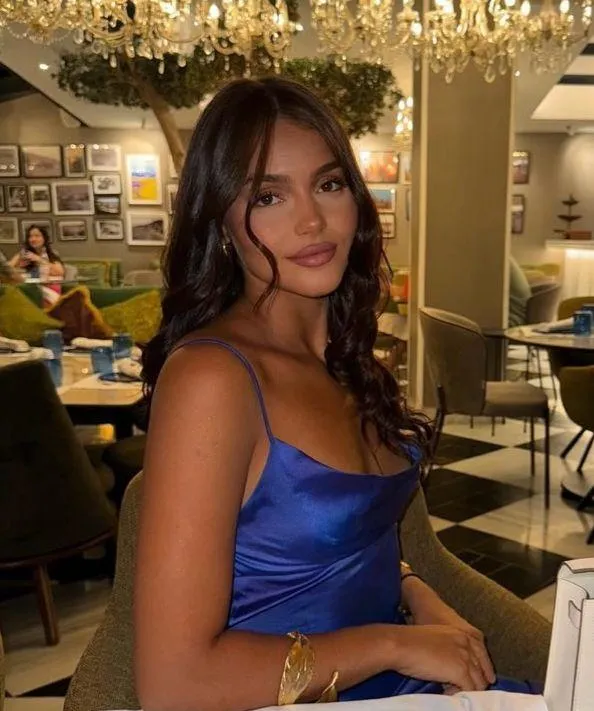 Zara dress maxi long open back satin effect blue bodycon wedding party cocktail - Image 12