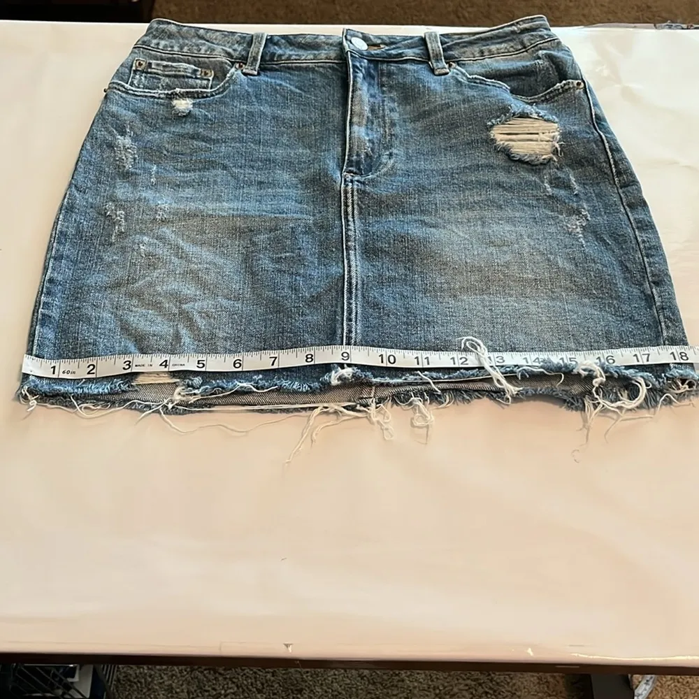 Pistola Denim Mini Skirt Size 29 - Image 10