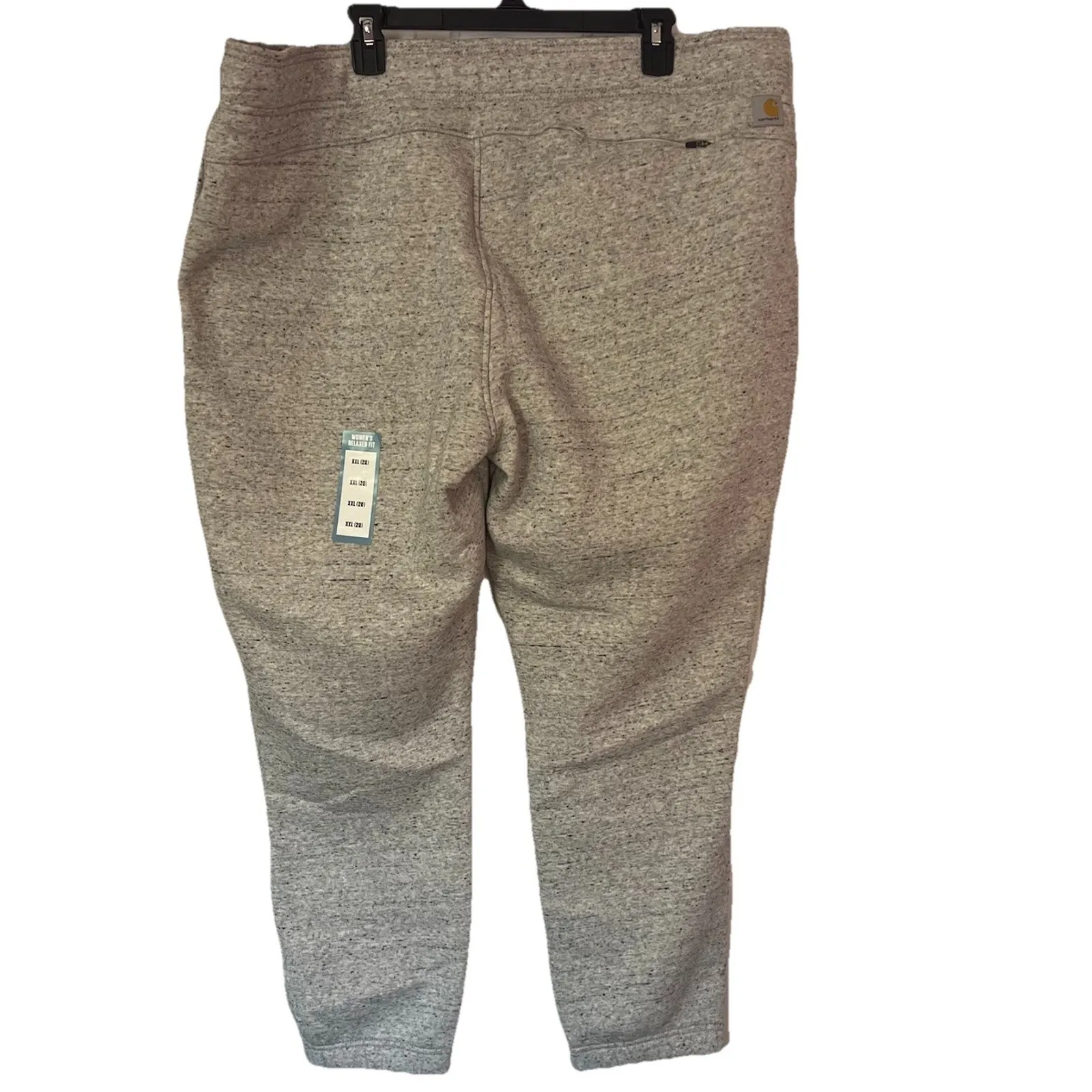 Carhartt Women's XXL (20) Gray Relaxed Fit Fleece Jogger Sweatpants BN5510-W - Image 7