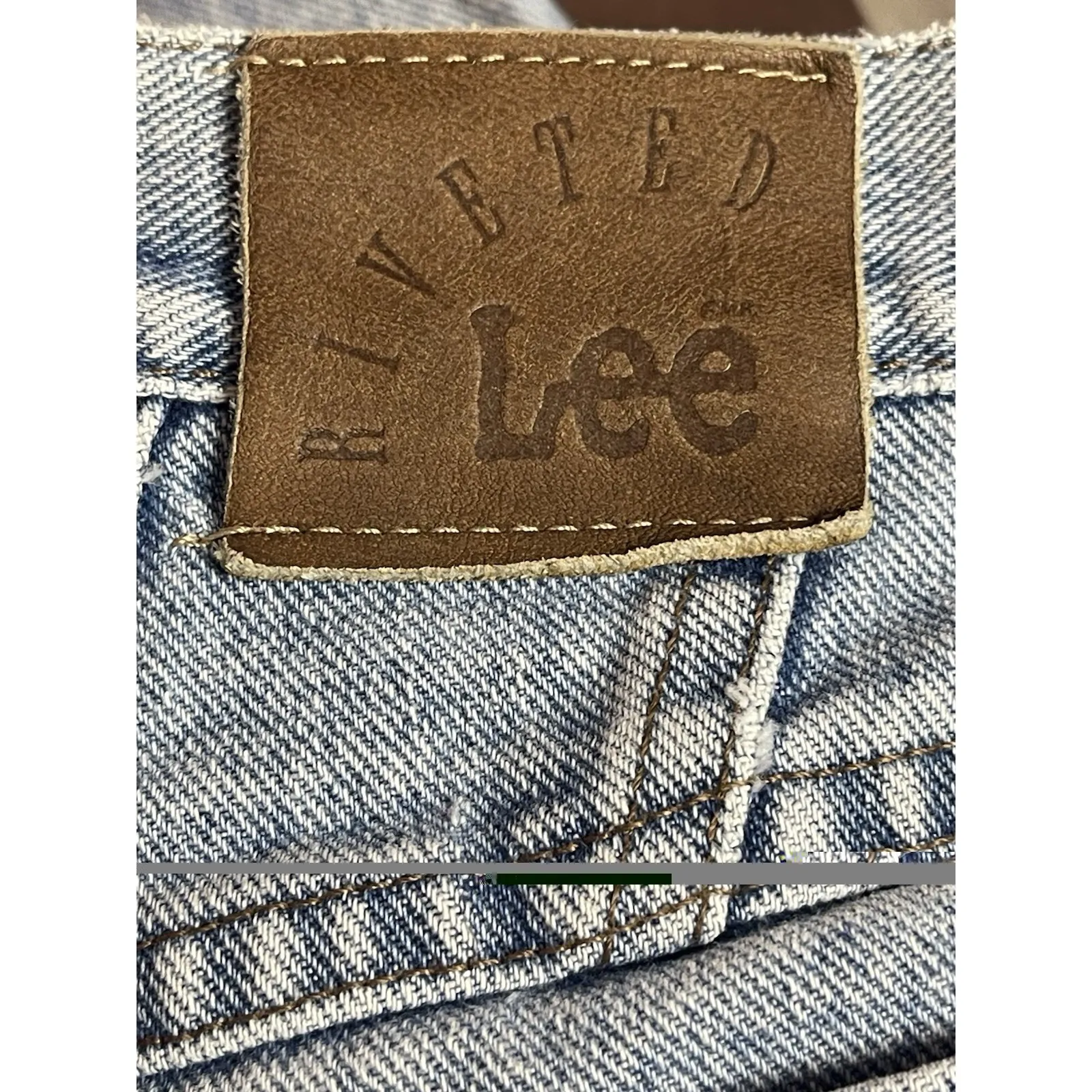 Vintage 70s Lee Riveted‎ Jeans Womens Size12 Blue Denim Made In USA C0055 - Image 9