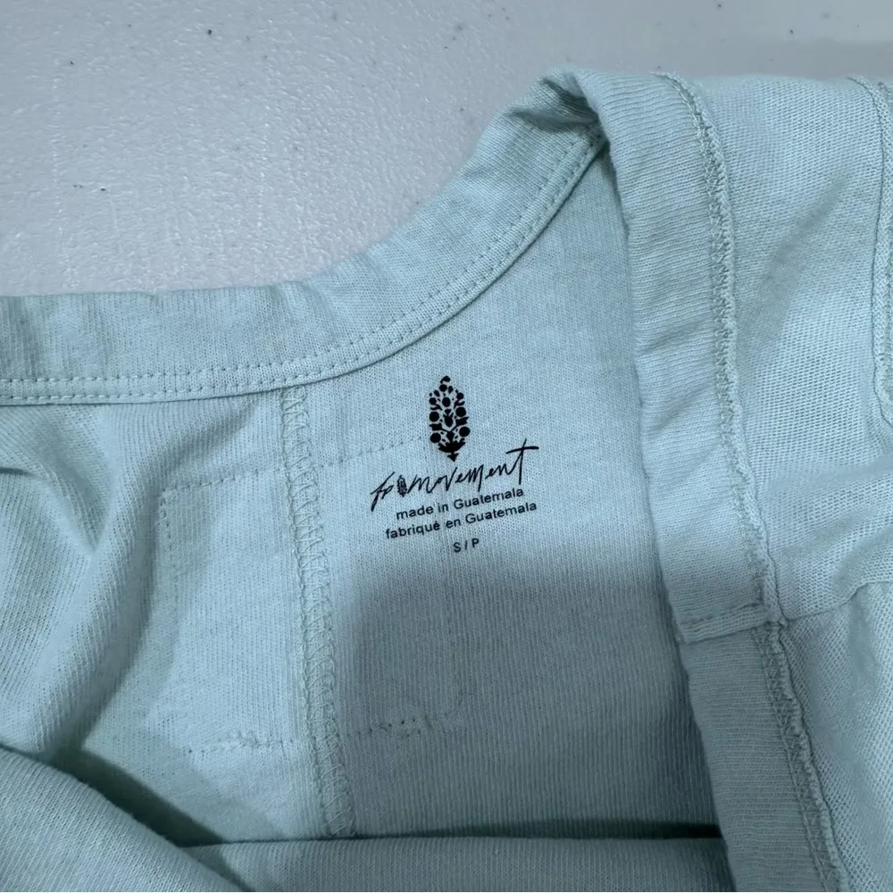 FP Movement by Free People Light Green Crop Tank Size Small EUC - Image 5