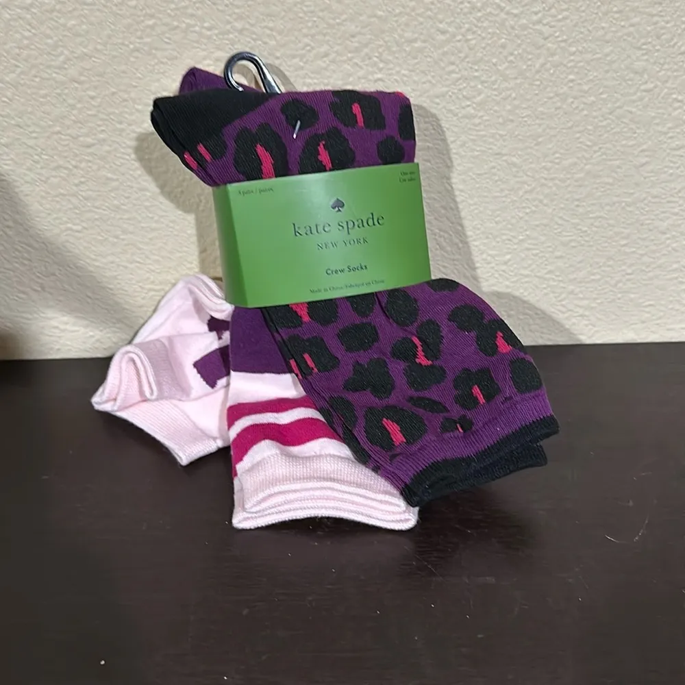 Kate Spade NWT  3 pack crew socks - Image 2