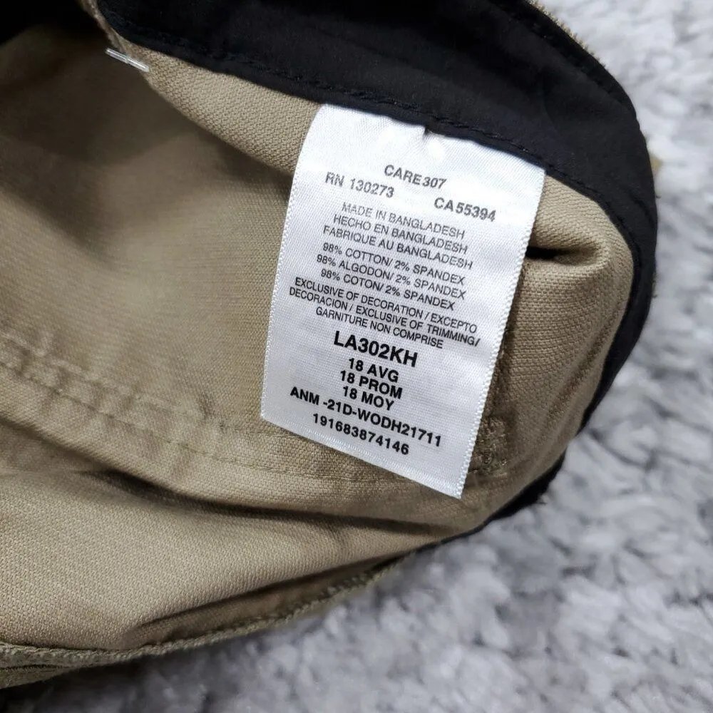 Wrangler All Terrain Gear ATG Corduroy Hike Shorts Mid Rise Regular Fit Size 18 - Image 6