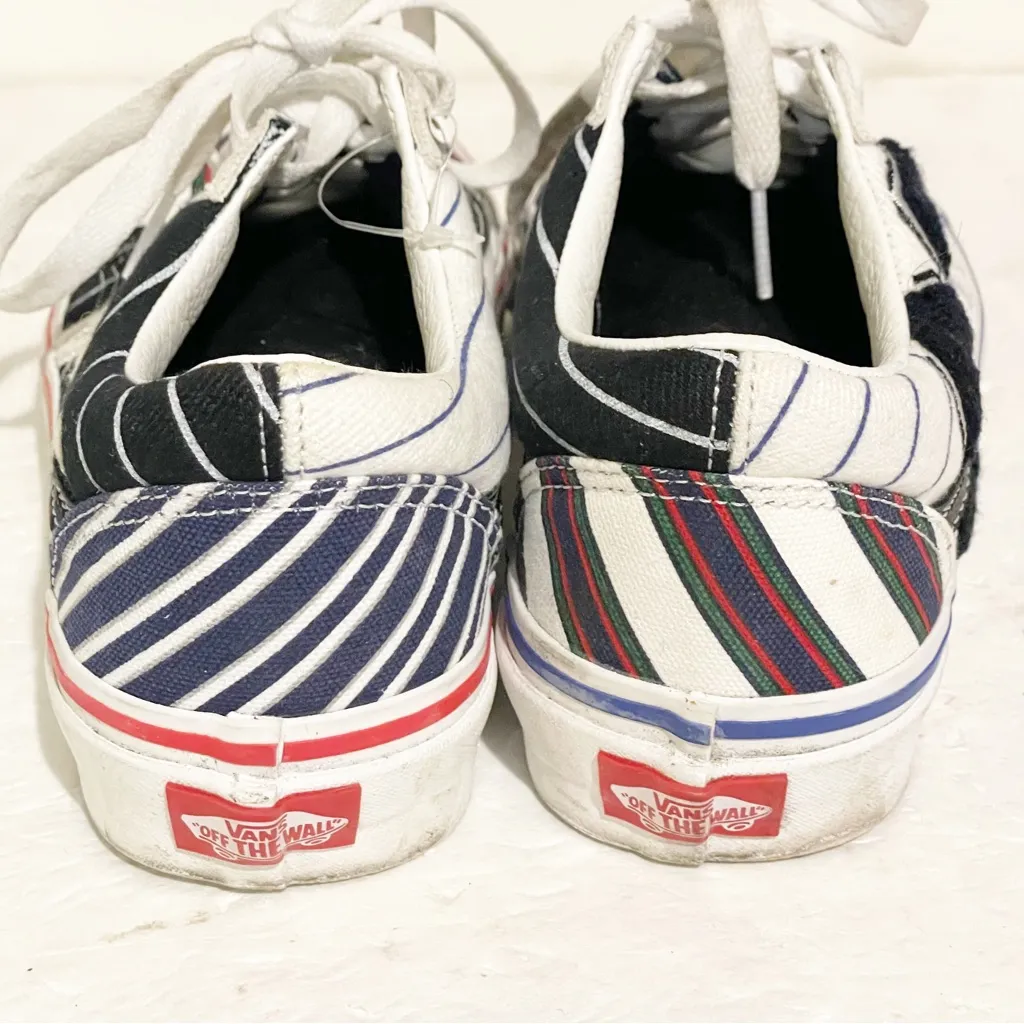 VANS‎ Womens Size 8 Old Skool Retro Stripes Skateboard Shoes Low Top Sneakers - Image 4