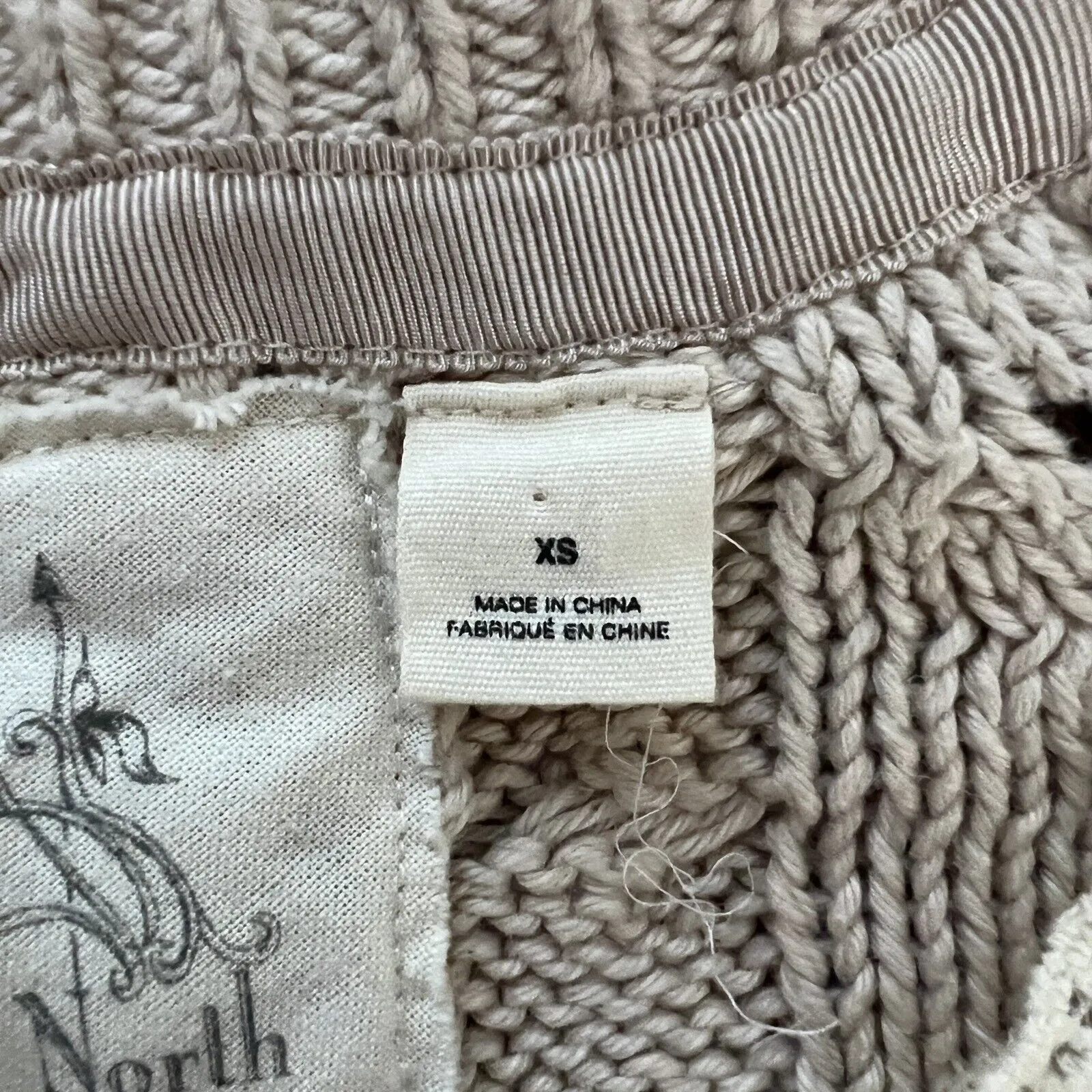 Anthropologie Angel of the North Sweater Womens XS Cream Ivory Romantic Bohemian - Image 8