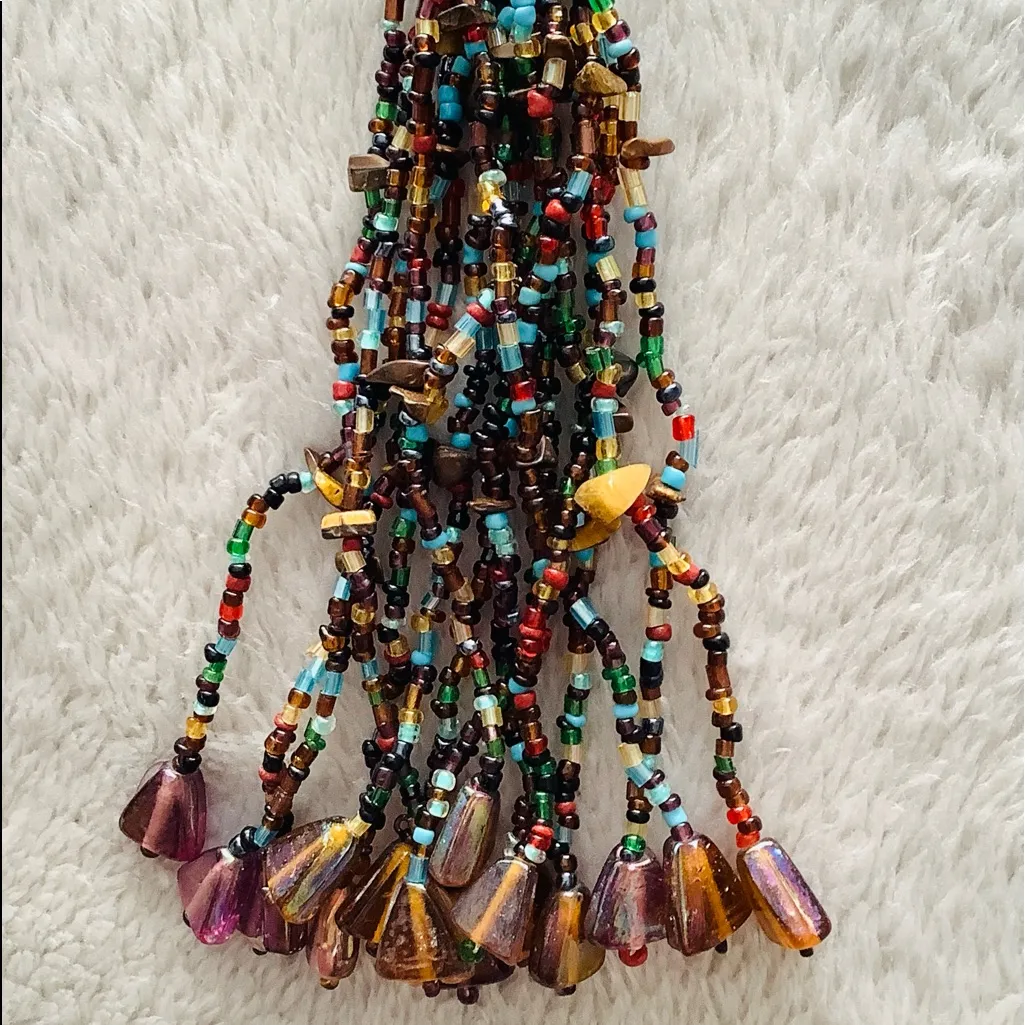 Multicolor beaded necklace 🌼 - Image 3