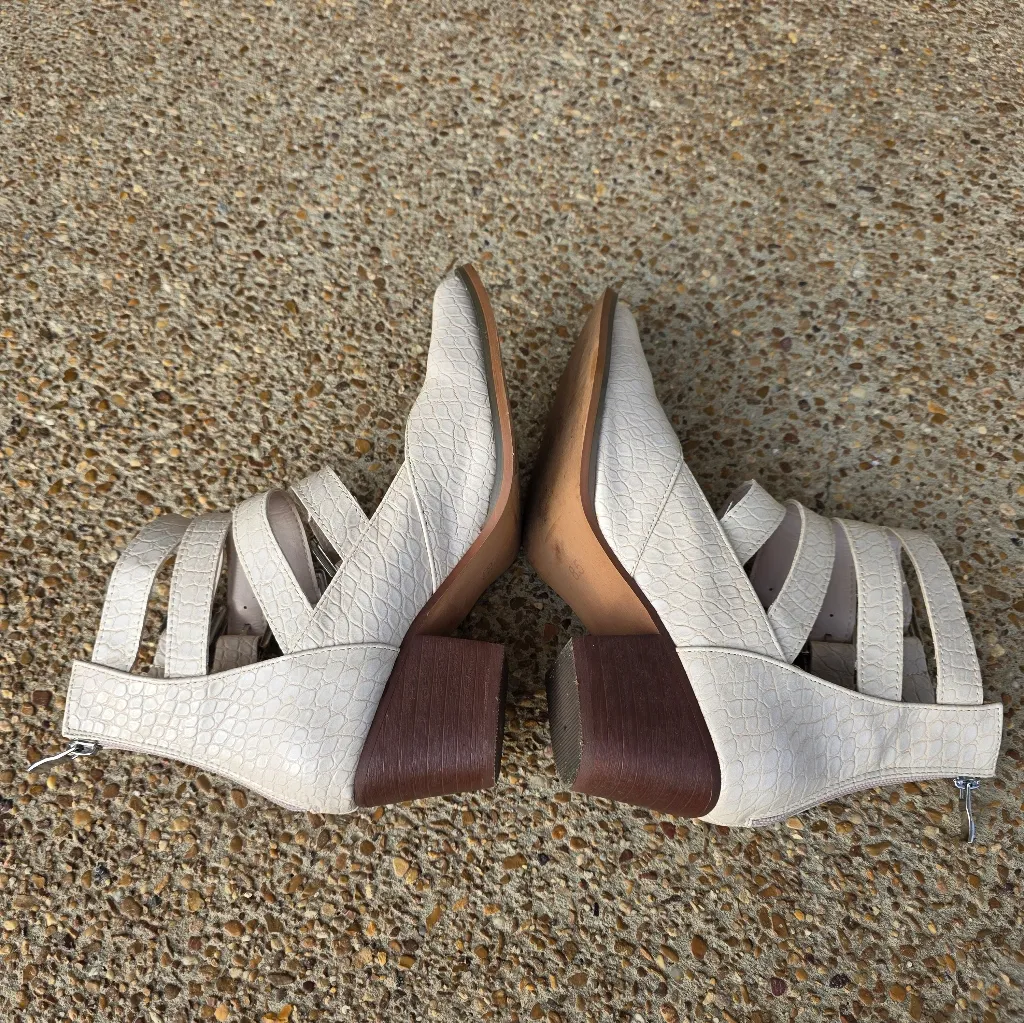 Arider Girl Eleven Croc Print Ankle Boots Booties Sandals Shoes Size 8.5 Women's - Image 13