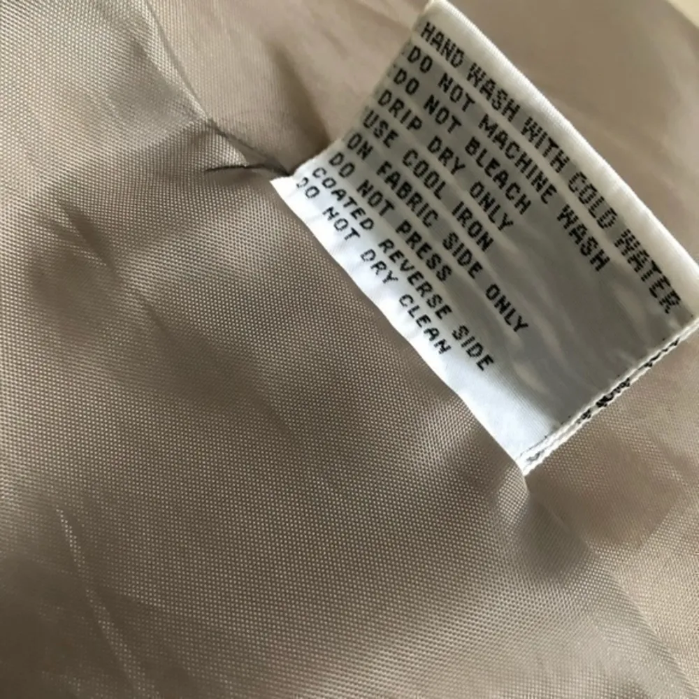 Vintage Otello Pelle Lightweight Trench Co… Tan Size undefined - Image 12