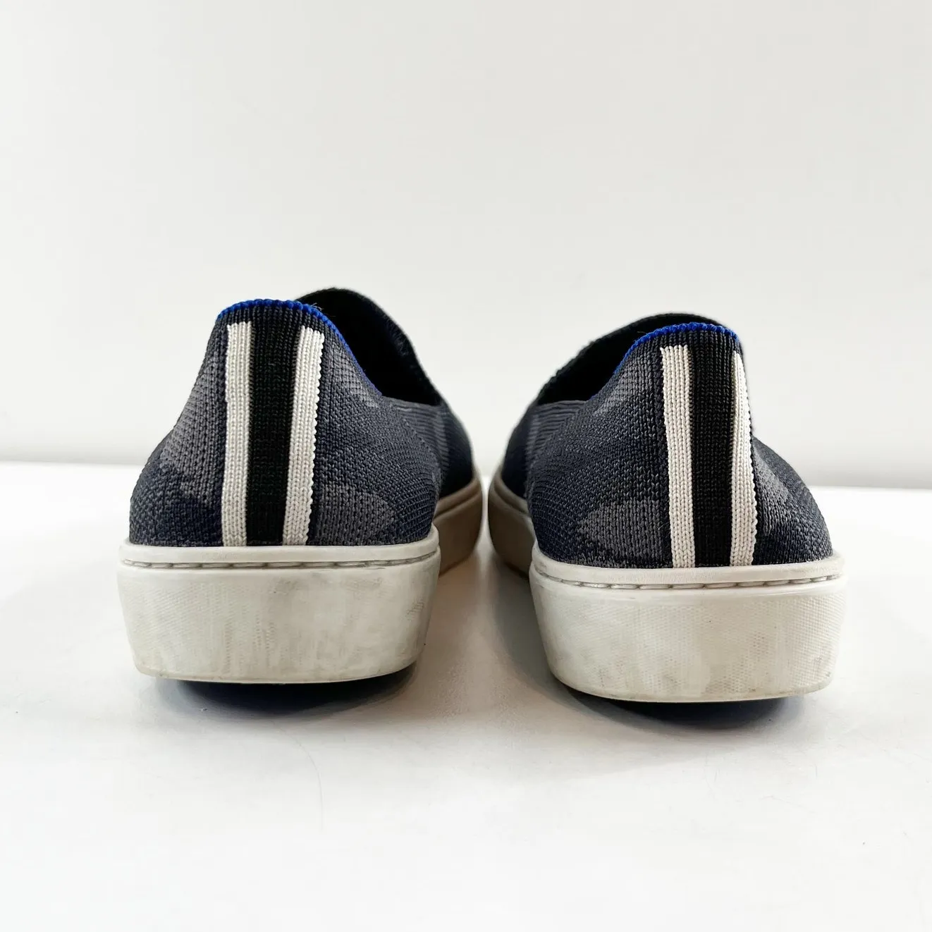 Rothy's The Original Slip On Loafer Sneaker Shoe Camo Gray Black 7.5 - Image 4