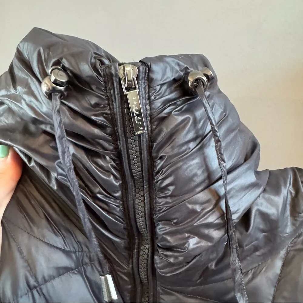 Down & Feather Long Puffer Coat - Image 11