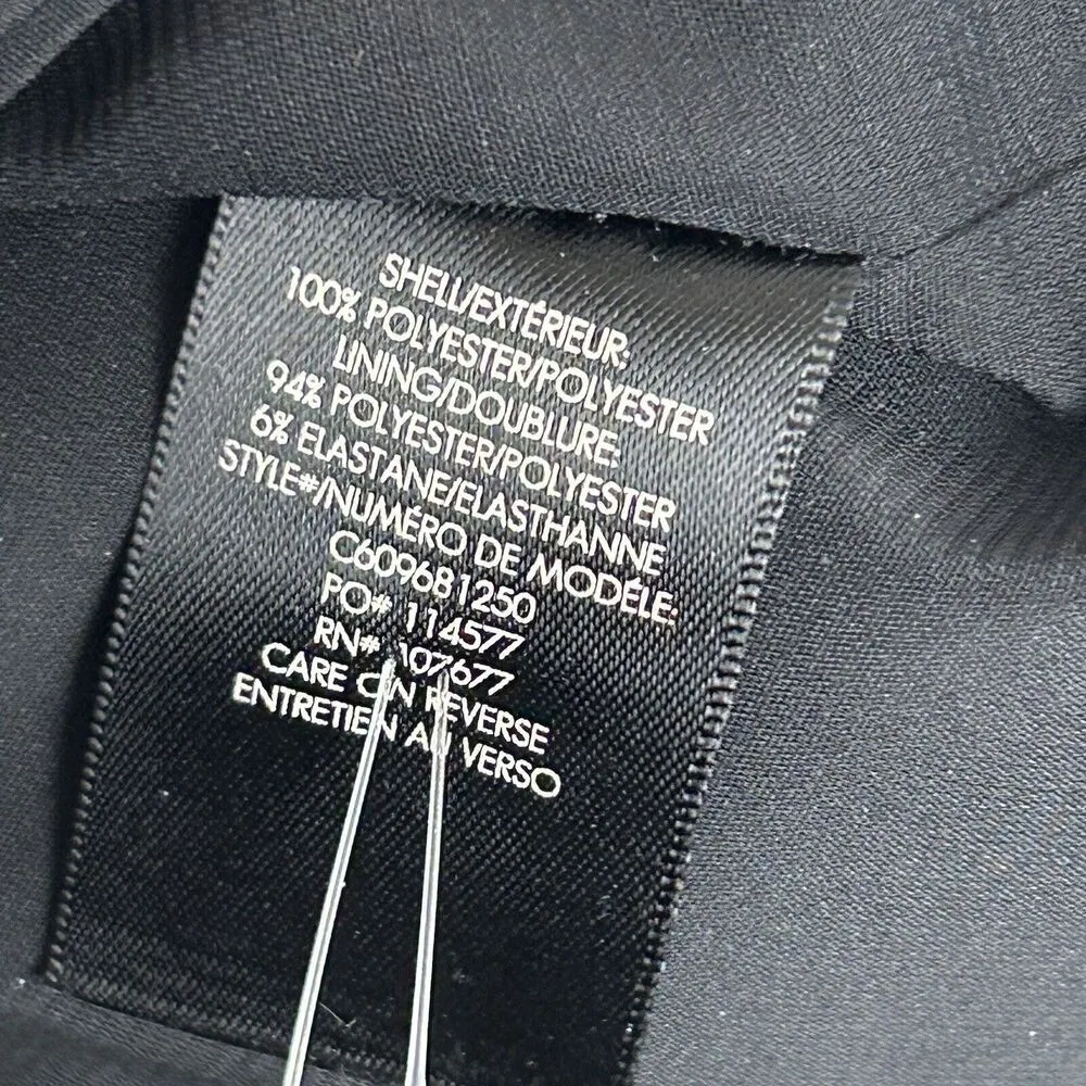 Alice + Olivia Purple Black Floral Guipure Lace Sleeveless Preslee Dress Size 0 - Image 8