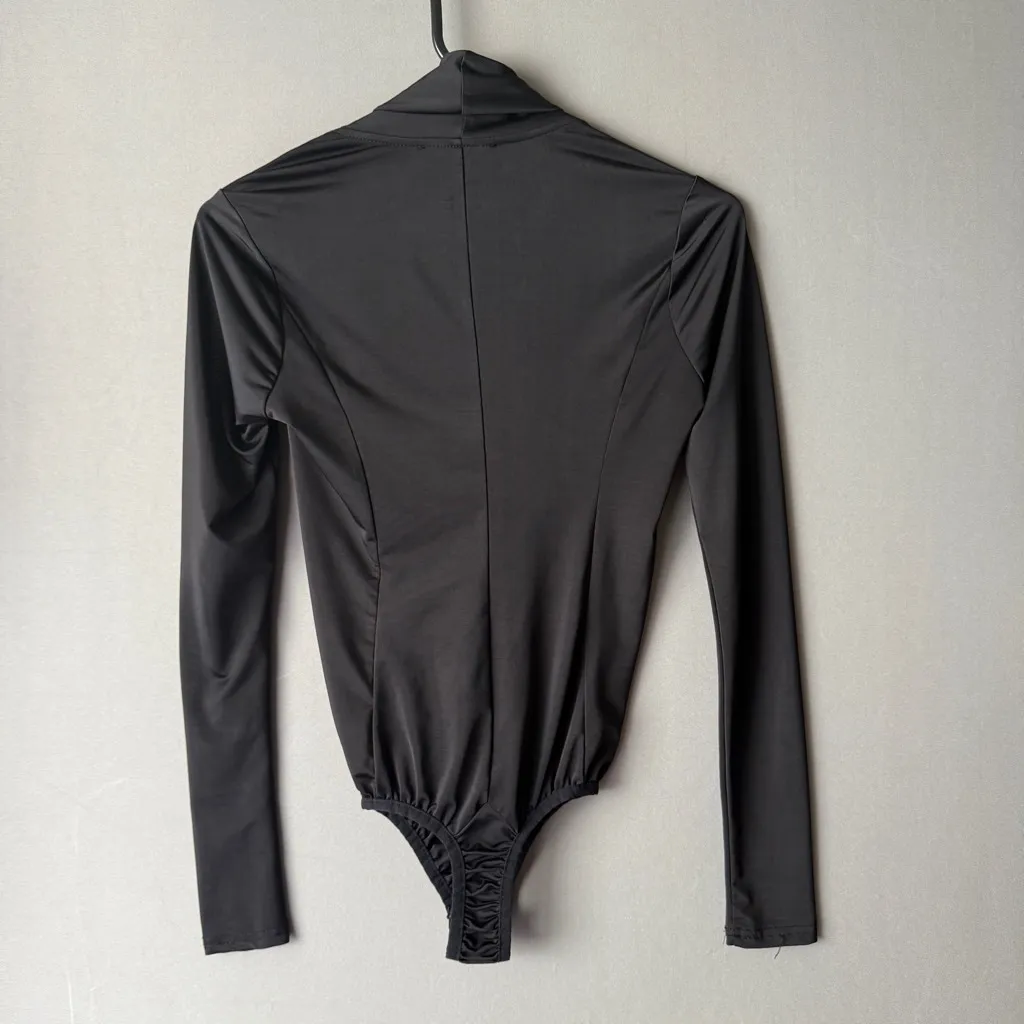 ANGL  sz S black‎ blouson bodysuit - Image 6