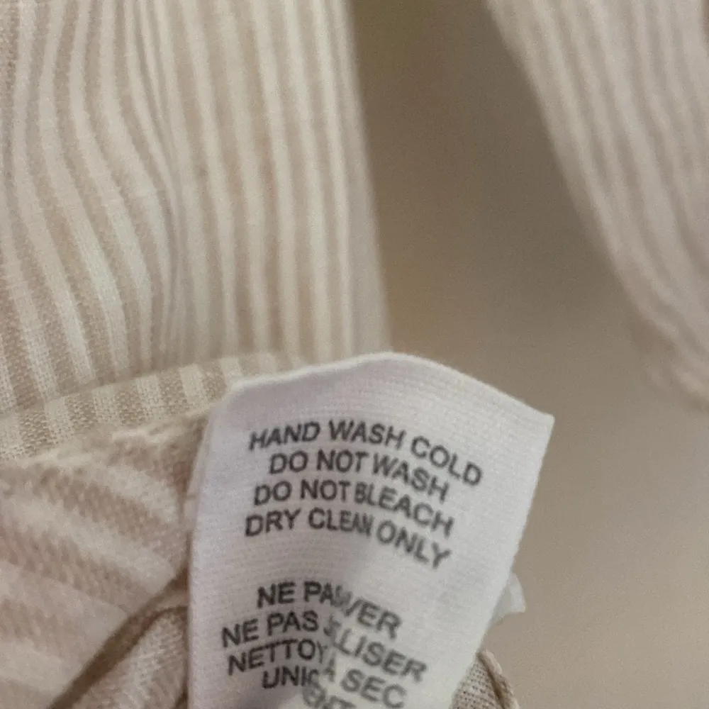 Ulla Johnson Dania Striped Linen Mock Neck Short‎ Mini Tunic Dress Size 2 XS - Image 11