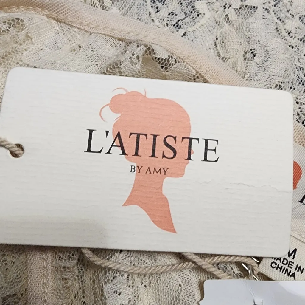 L'Atiste by Amy Bodysuit Size Medium NWT - Image 4