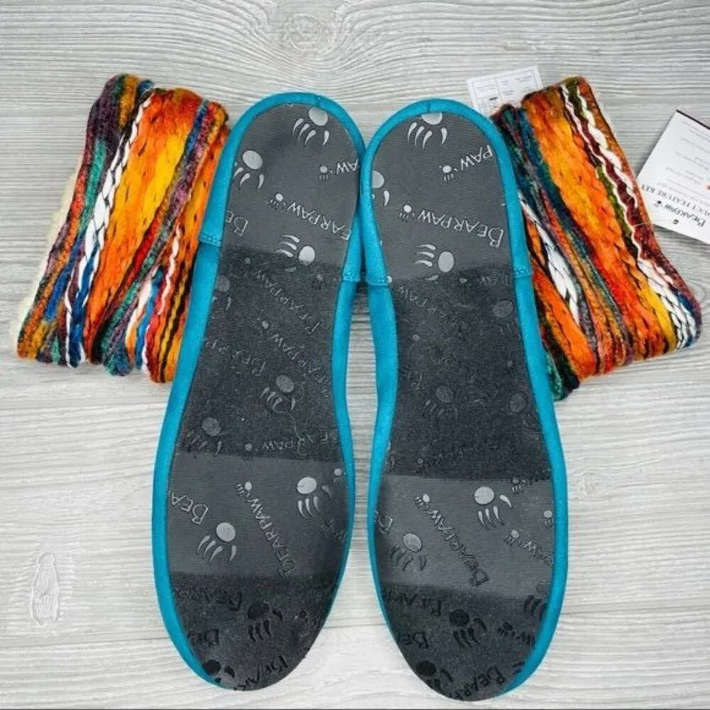 Bearpaw Natoma III Aztec-Inspired Travel Boot turquoise orange sz 13 booties sho - Image 5