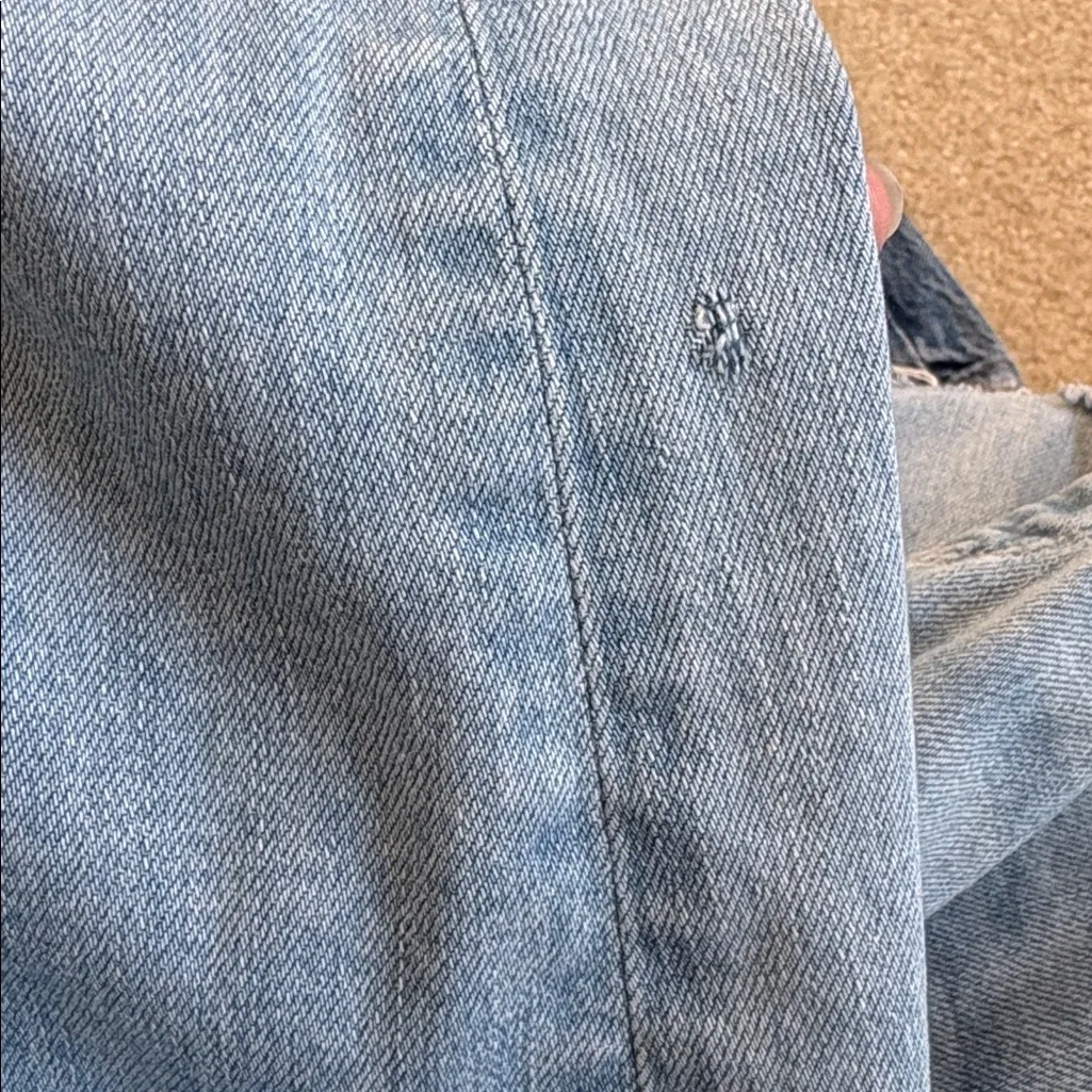 American Eagle Super High Rise Flare Jeans Women’s Size 6 Regular Blue Denim - Image 9