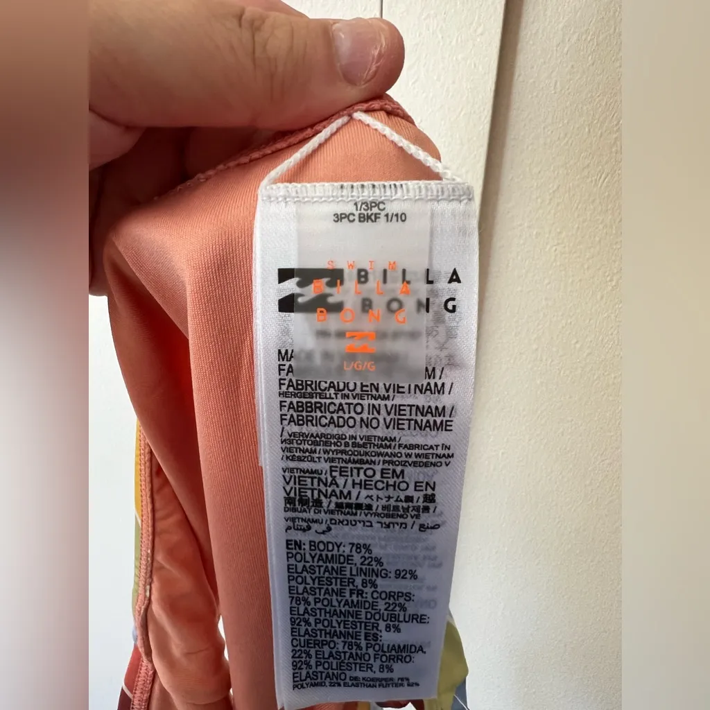 Billabong NWOT Bikini Bottom Brighter Daze Size Large‎ - Image 11