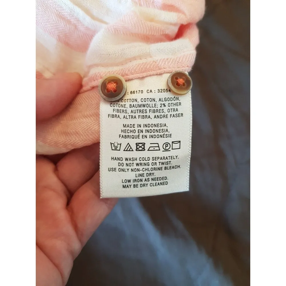 Holding Horses Anthropologie Shirt Sz 10 Button Down Plaid Gailen Western Rodeo - Image 9