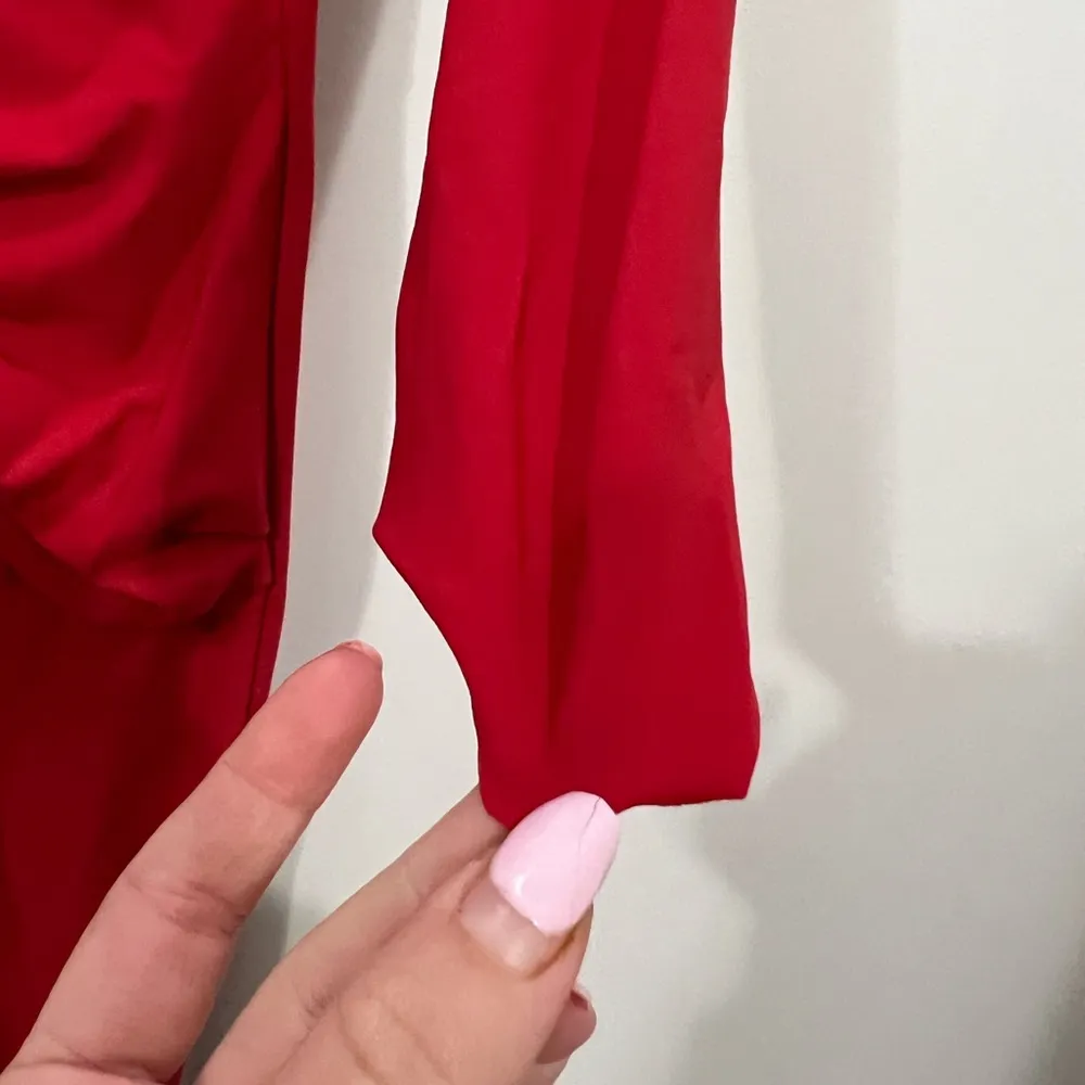 La Petite Robe di Chiara Boni Red Kimina Gown Size 38 IT / 2 US $995 - Image 9