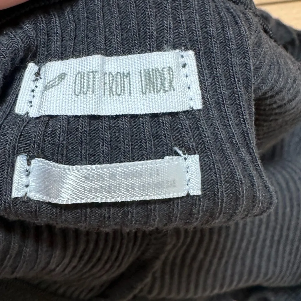 URBAN OUTFITTERS Out From Under Ruffle Strapless RIbbed Bodysuit Size Small - Image 8