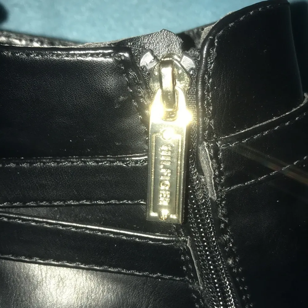 TOMMY HILFIGER Danni ankle boots horse-bit & buckle details black NEW size 8.5 M - Image 7