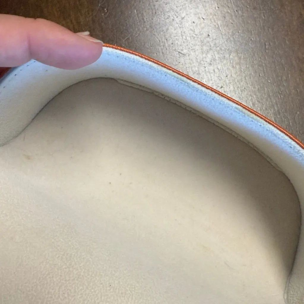 Tory Burch Orange Sunglasses Case Empty - Image 7