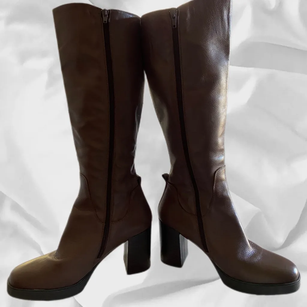 Avellini Brown Leather Knee - Image 6