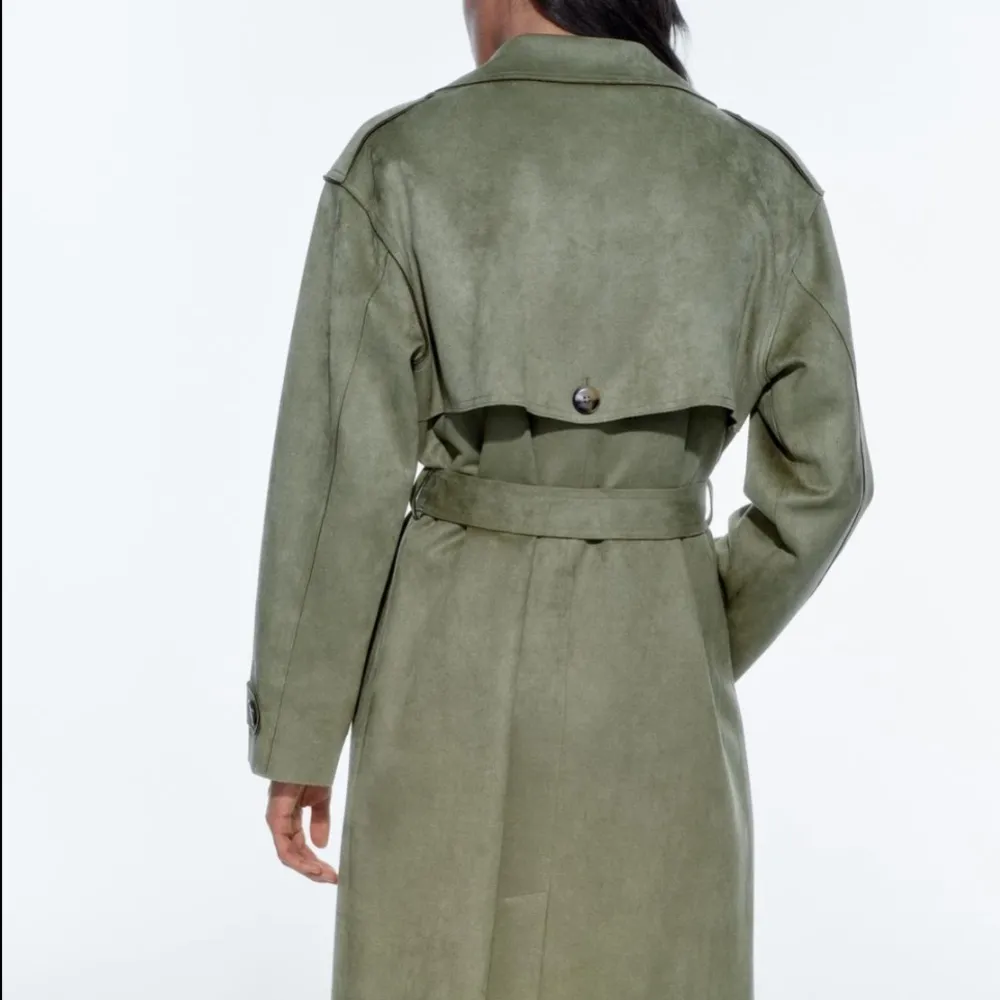 🆕 2024 ZARA FAUX SUEDE TOPCOAT - Image 6