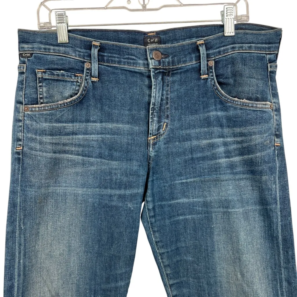 Citizens Of Humanity Emerson Slim Boyfriend Jeans Mid Rise Cropped Size 28 - Image 2