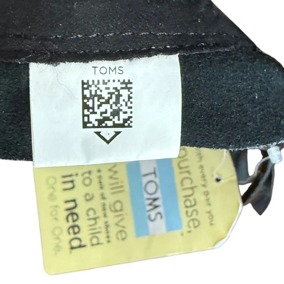 TOMS Majorca Black Suede Peep Toe Ankle Booties Block Heel Zip Up Women's Size 8 - Image 10