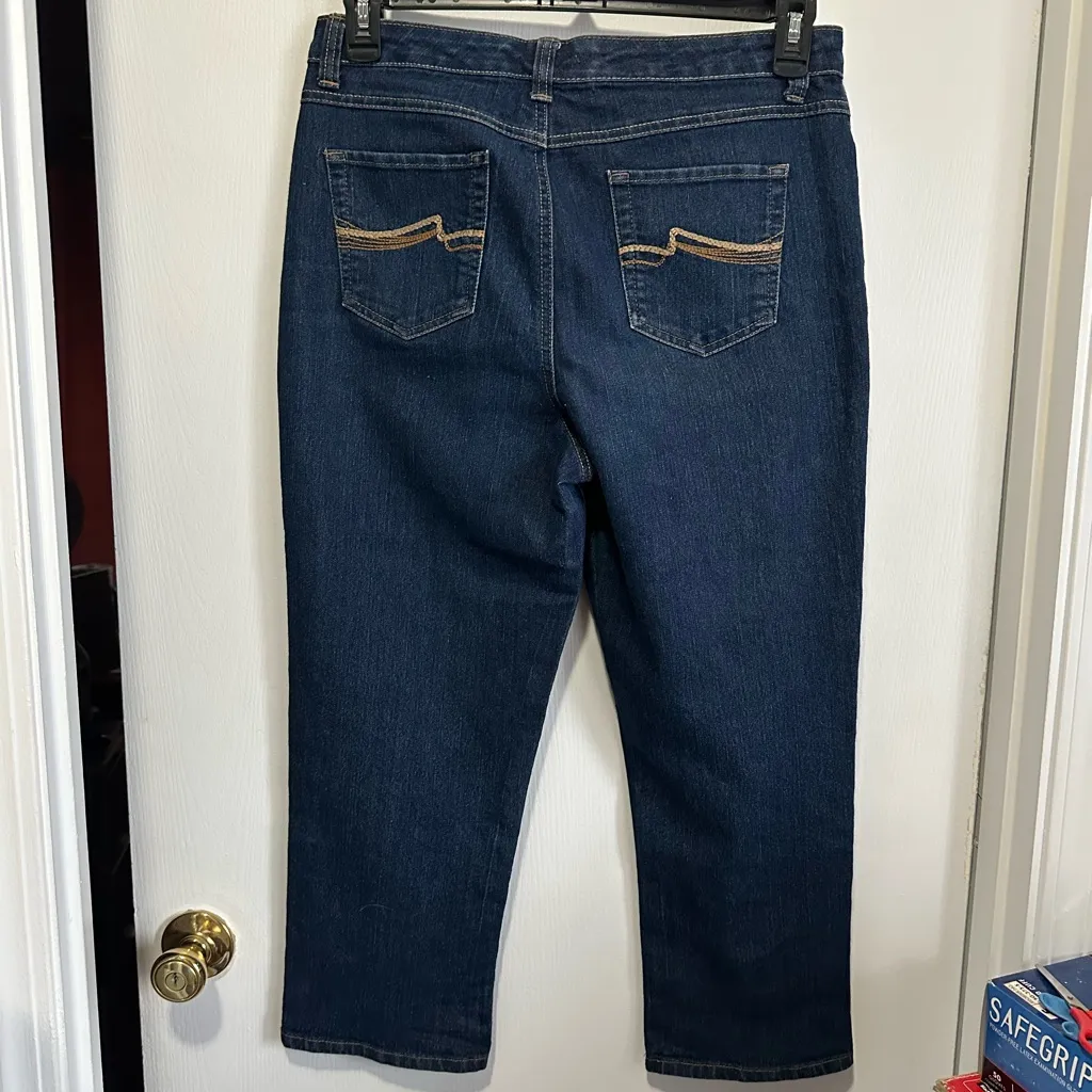 Nine West  Dark Blue Ankle Jeans - Image 2