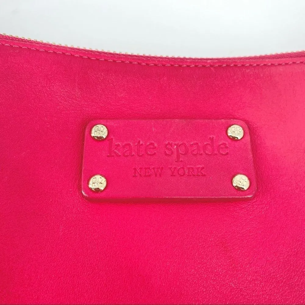 ‎Kate spade raspberry leather tote shoulder bag - Image 2
