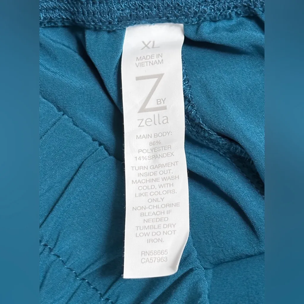 Zella Teal‎ High Waisted Track Pants Size XL NWOT - Image 6