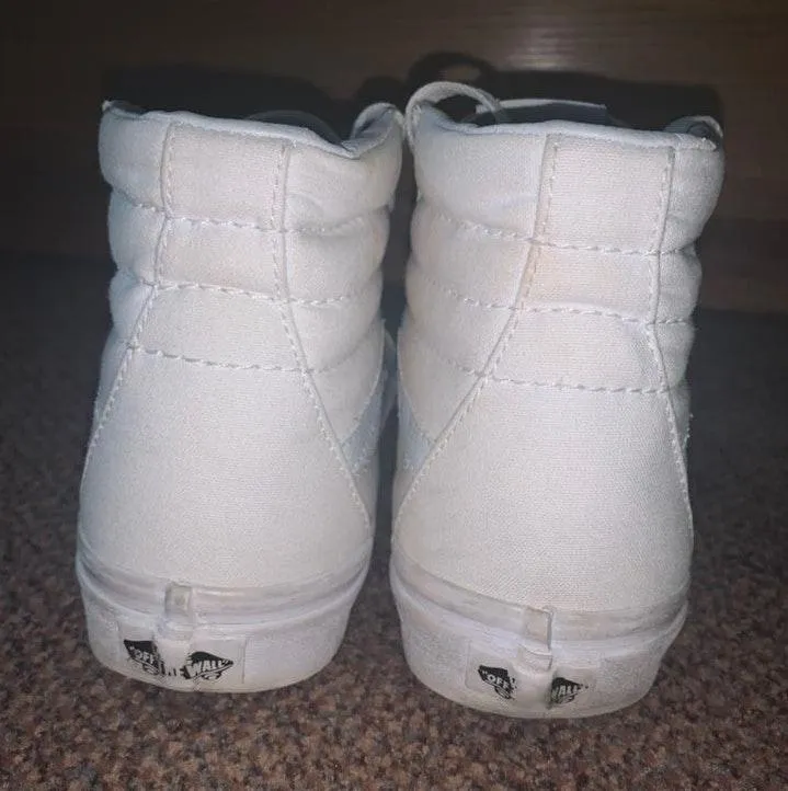 Vans White High Top - Image 3