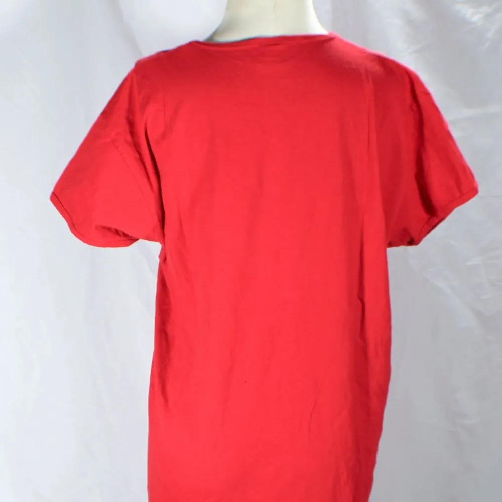 Red Queen Graphic Sleep Lounge T Shirt Dress OSFM Size undefined - Image 4