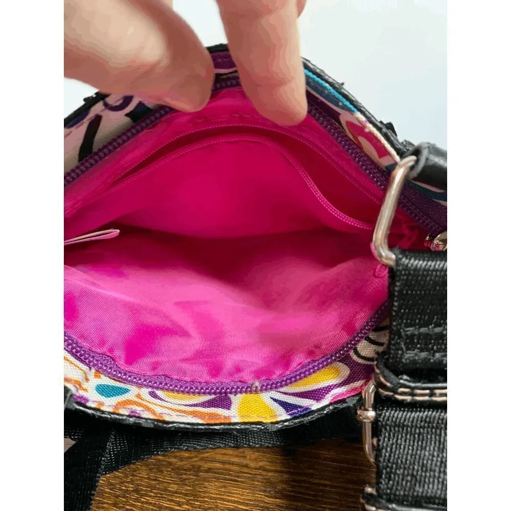 Lily Bloom Floral Purse Bag With Adjustable Strap Multi-Color Size 9x8" - Image 5