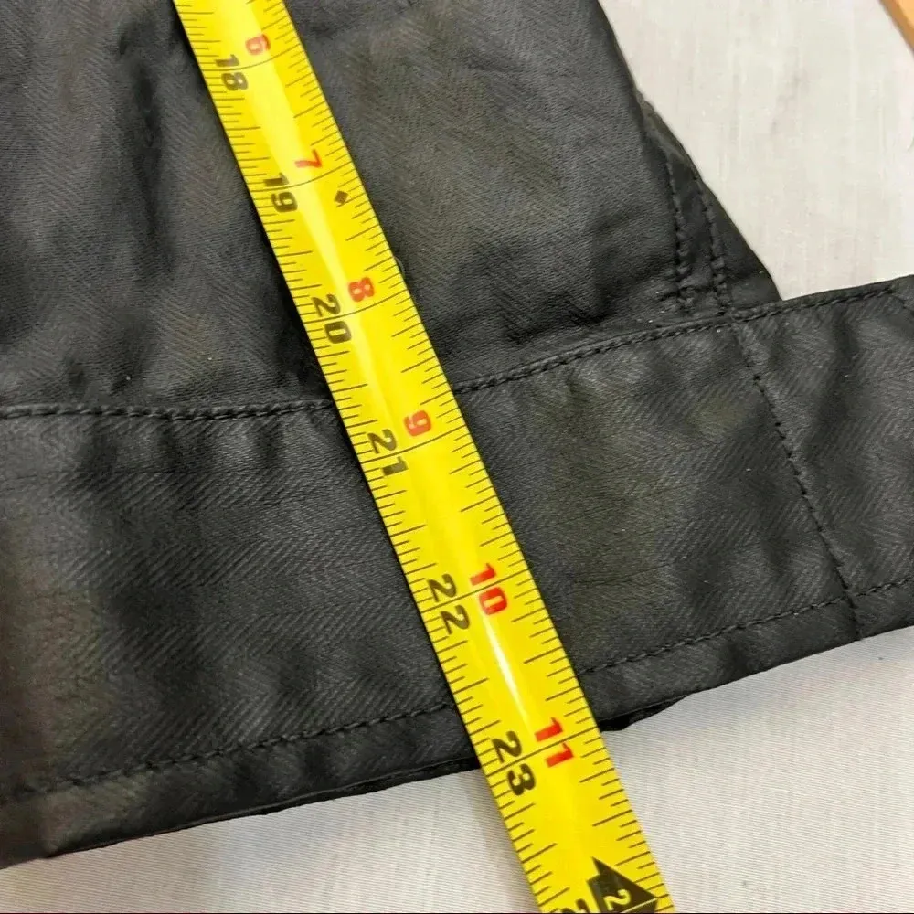 Madewell Waxed Plaid Hooded Trench Jacket Coat Plaid Linning Womans Sz S Outdoor - Image 10