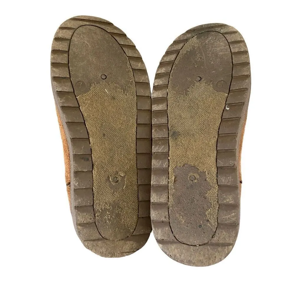 Faux Fur Lace Up Winter Ankle Boots Snow Outdoors Furry Gray Size 7 - Image 8