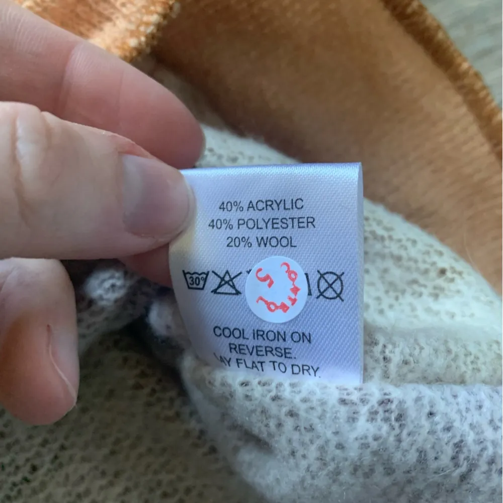 Jaded London oversized patchwork lightweight knitted hoodie wool blend 4 - Image 8