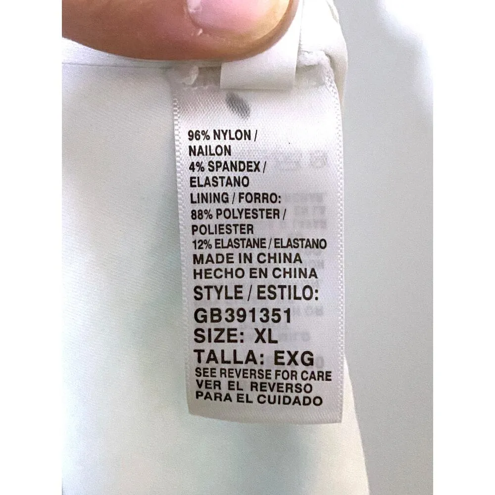 Gianni Bini Floral Bikini Swim Bottom Mint Julep Nylon Stretch Womens 8 NWT - Image 8