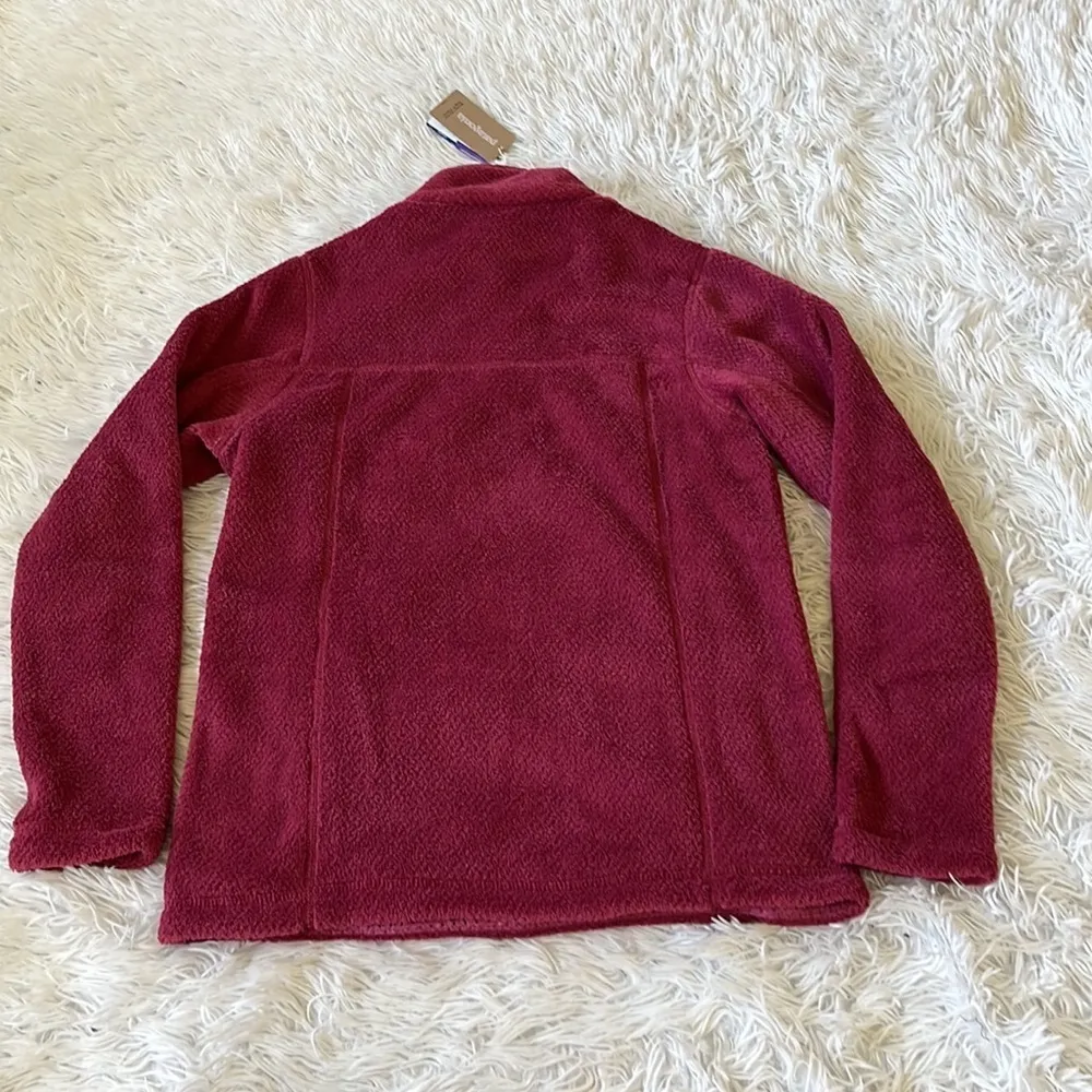 Patagonia Re-Tool Snap-T Fleece Pullover maroon Women's size Small - Image 11