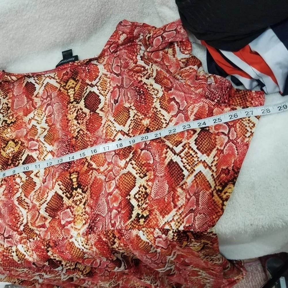 Plus- Ashley Stewart Animal print Dress - Image 7