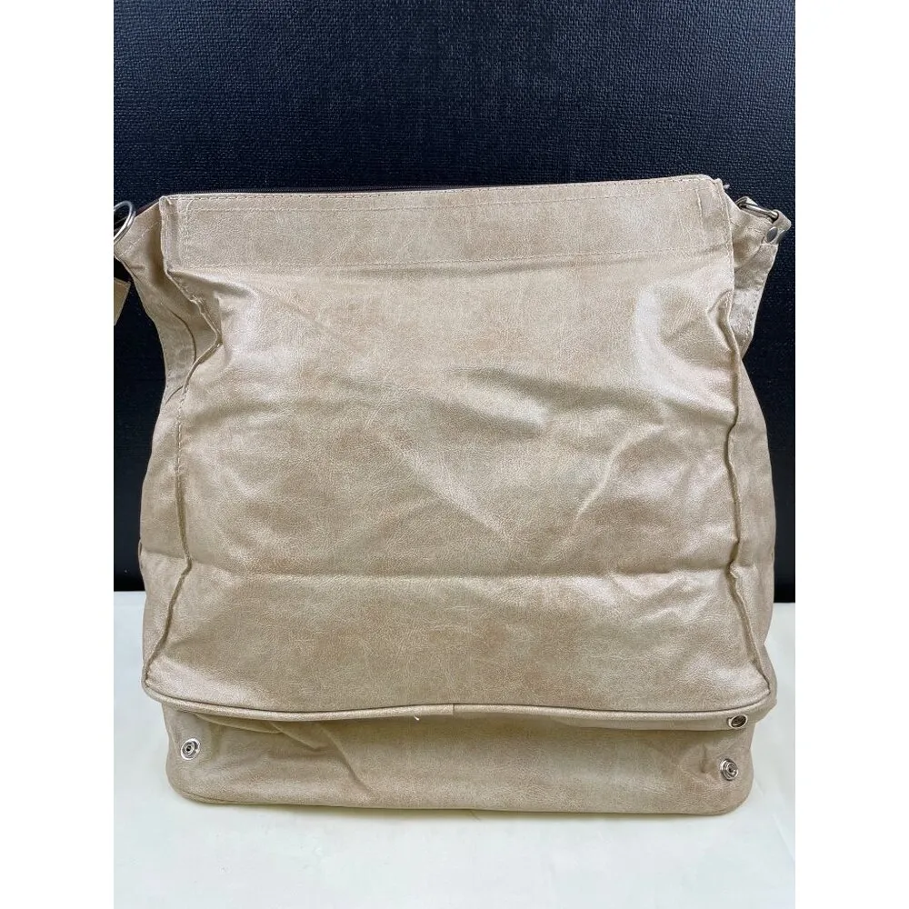 Nuccio Bentory Unisex Beige Travel Bag/Carry on bag SKU 5081 - Image 6